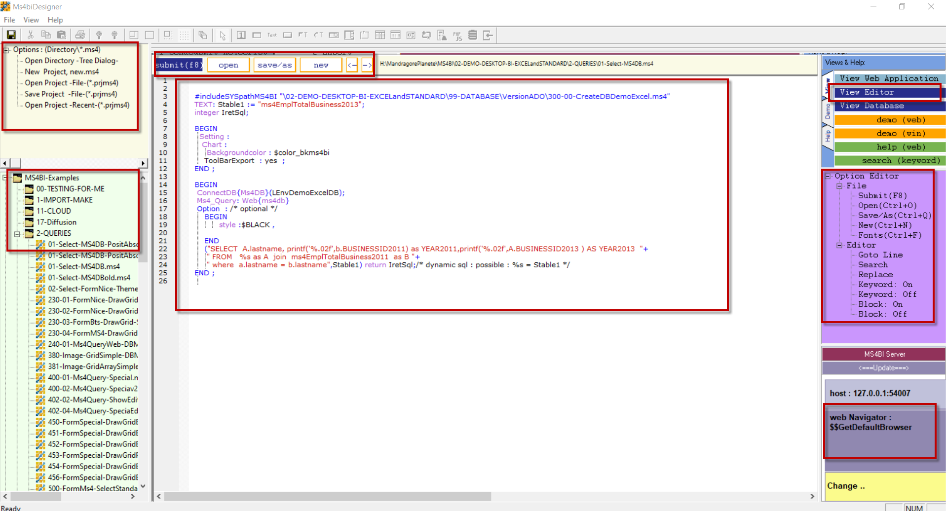 Ms4Designer Ms4Script Editor